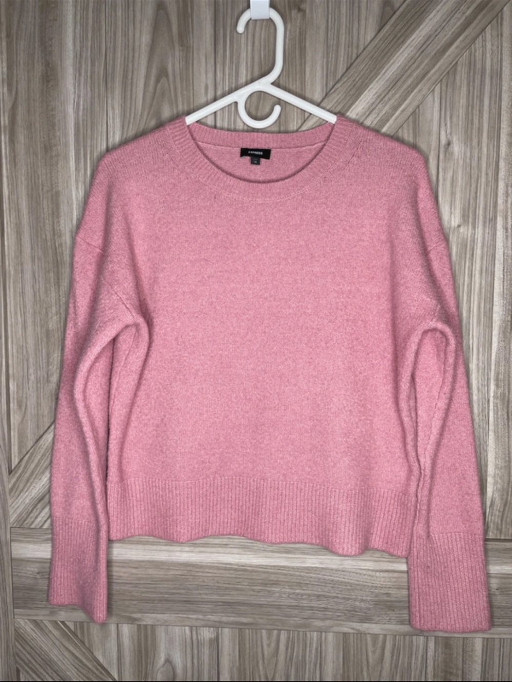 Express Pink Crewneck Sweater